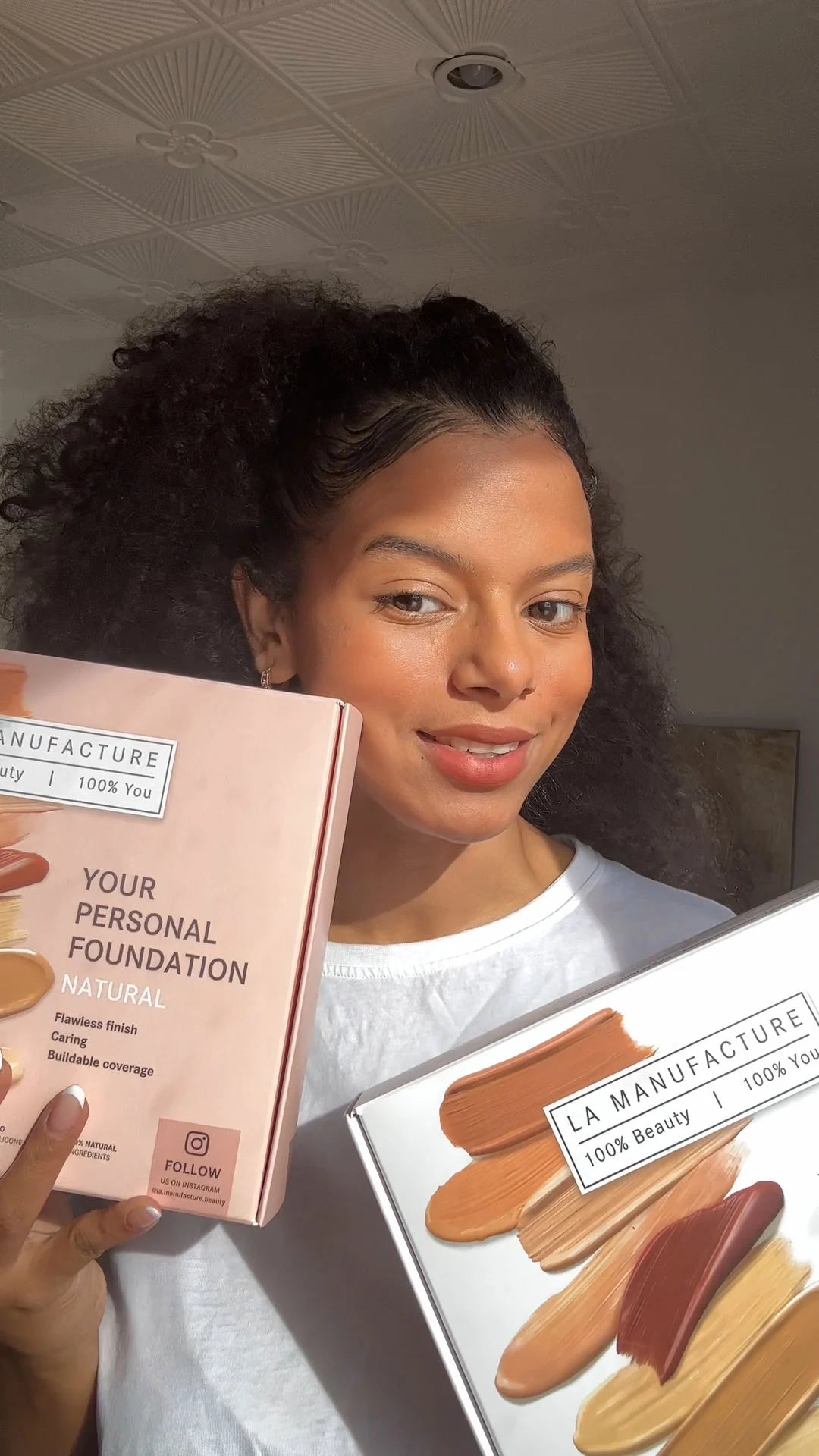 La Manufacture Your Personal Foundation Kit Matte Vs. Natural